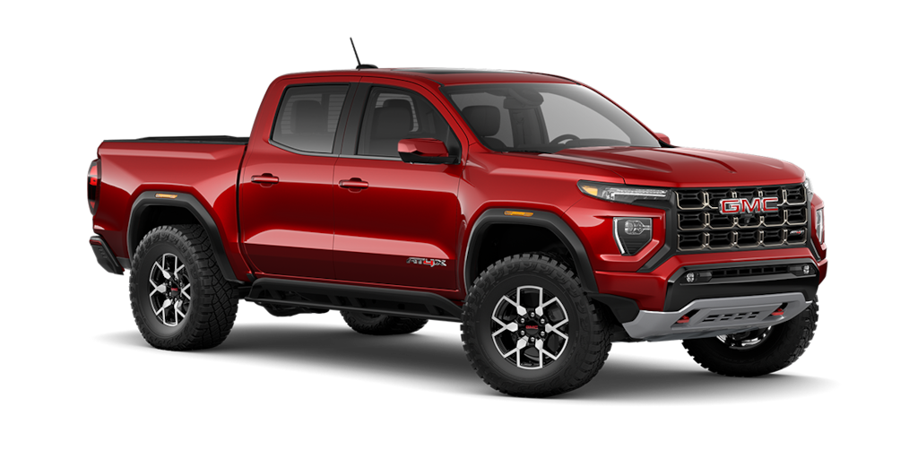 GMC Canyon 2026 versión AT4X color Radiant Red Metallic